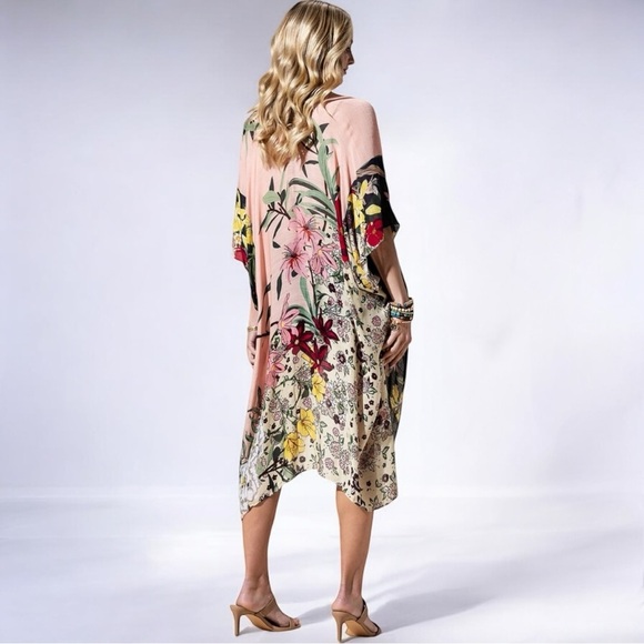 Stunning Boho Floral Zephyrlily Kimono Wrap OSFM - Picture 5 of 9